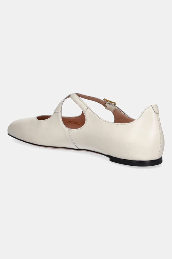 Обувь Кожаные балетки Bally WA051B.VT711.U101 бежевый