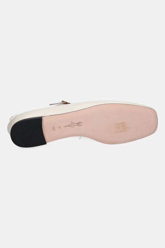 Кожаные балетки Bally WA051B.VT711.U101 бежевый