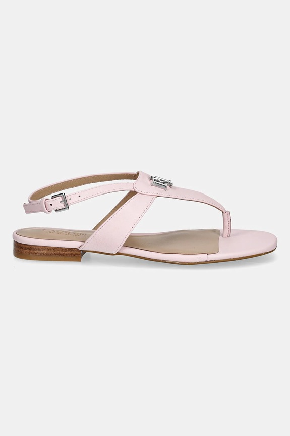 Δερμάτινα σανδάλια Lauren Ralph Lauren Everley 802959146008.650 ροζ SS25