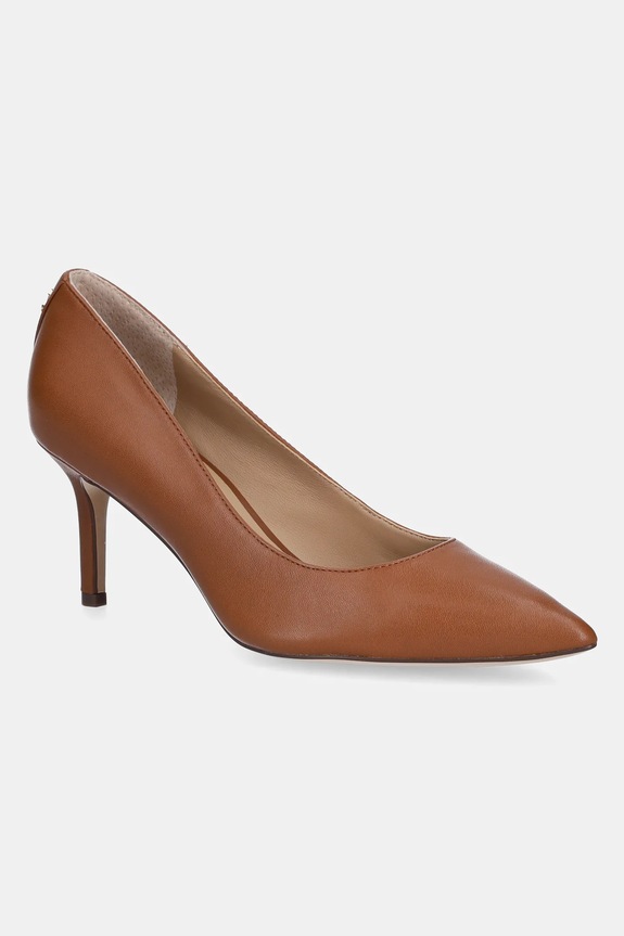 Kožené lodičky Lauren Ralph Lauren Lanette přírodní kůže hnědá 802972023002.270