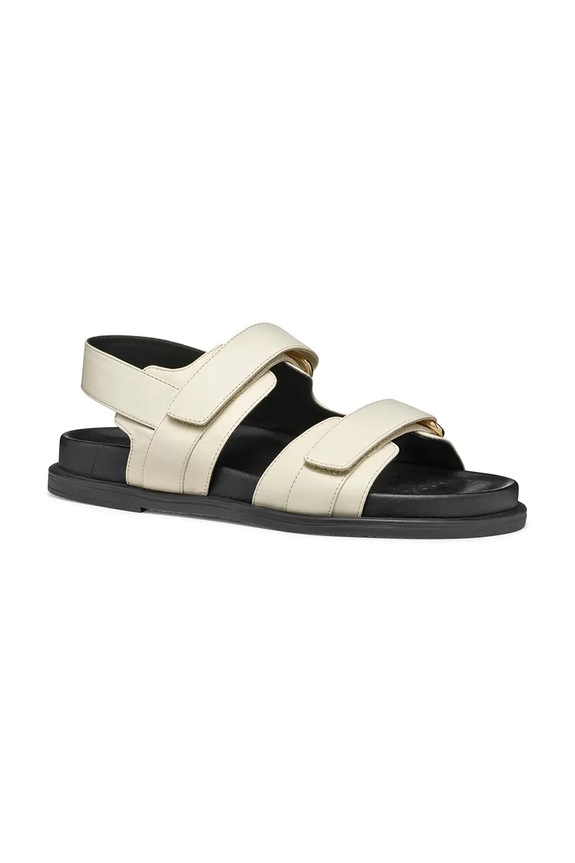 Kožené sandály Geox D ADELASH D55YWC.000TU.C1122 béžová SS25