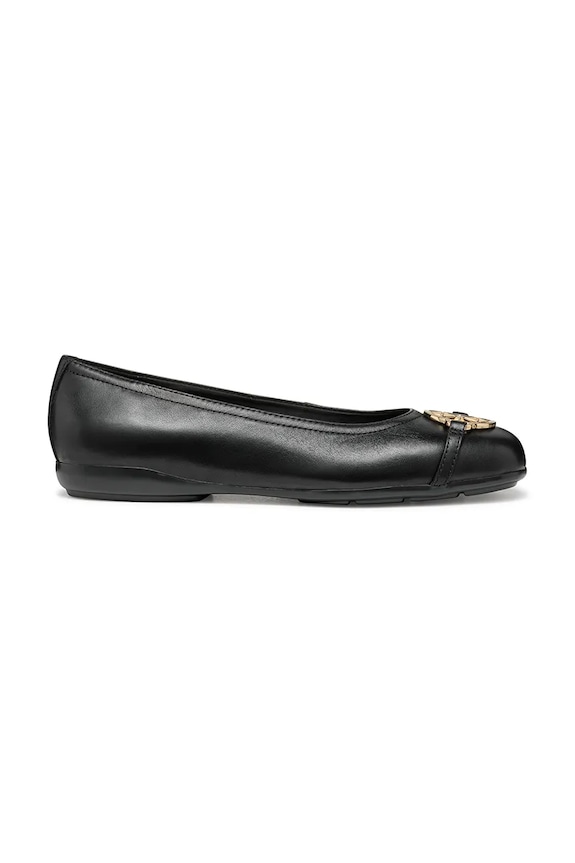 Usnjene balerinke Geox D ANNYTAH črna D557NB.00085.C9999
