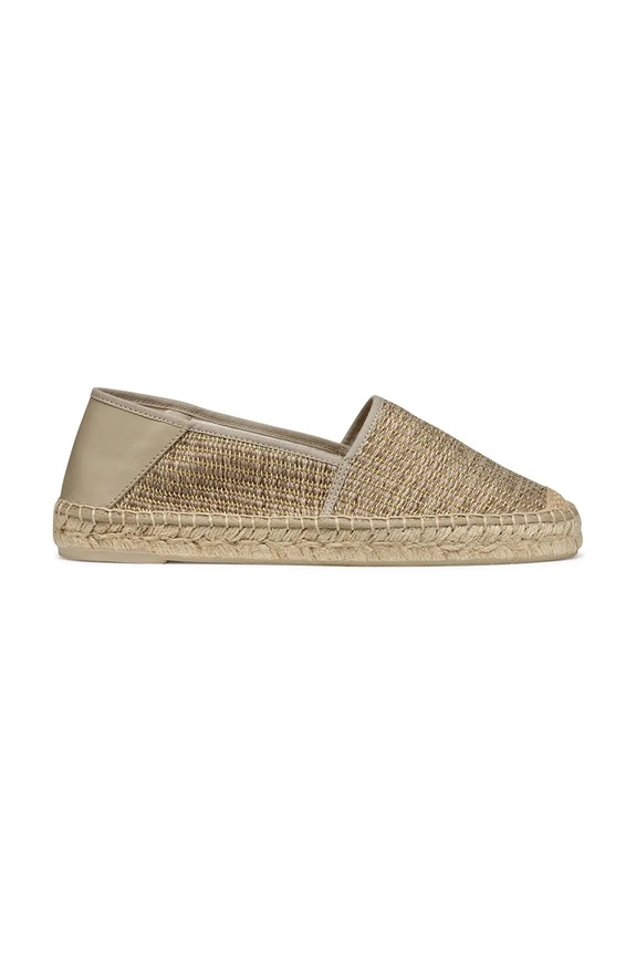 Espadrile Geox D LAMPEDUSA Zrnato usnje bež D46V0A.01106.C6029