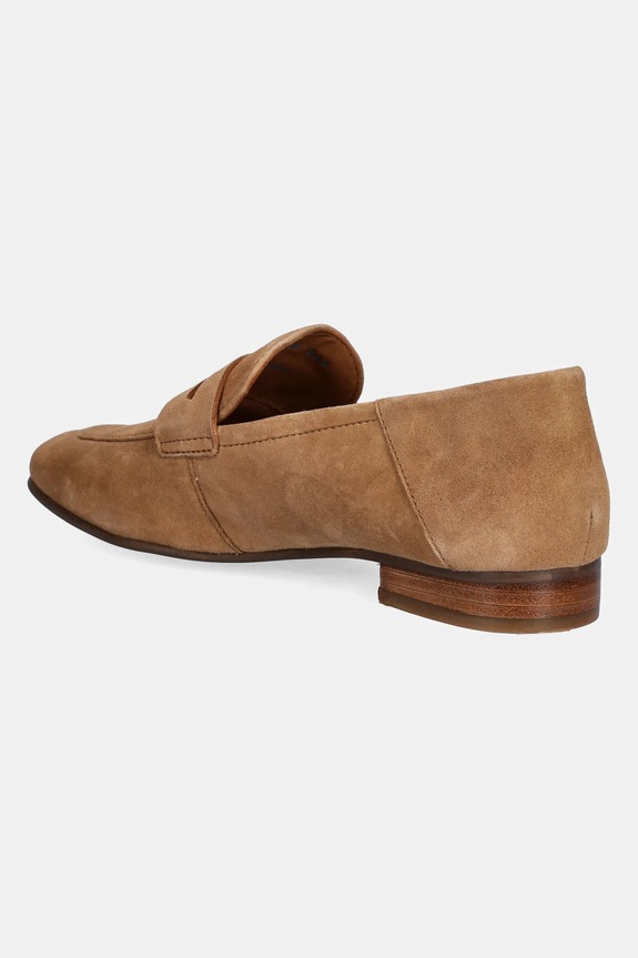 Încălțăminte Geox mocasini din piele intoarsa D MANTINEA D552EA.00021.C6001 maro