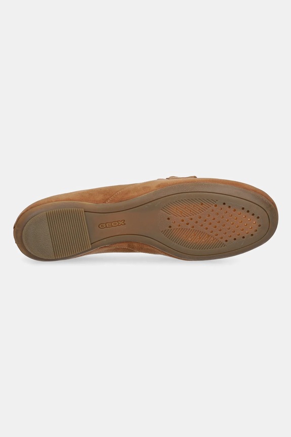 Semišové mokasíny Geox D PALMARIA D45MUJ.00021.C6610 hnedá