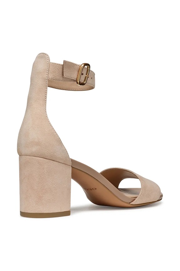 Obutev Sandali iz semiša Geox D VIRNILISA 65 S D55YZA.00021.C8156 bež