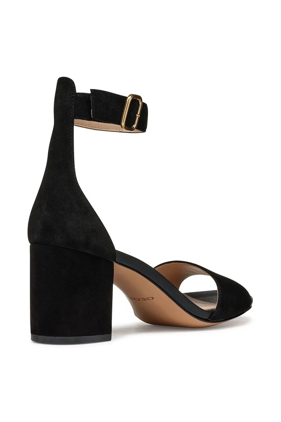 Obutev Sandali iz semiša Geox D VIRNILISA 65 S D55YZA.00021.C9999 črna