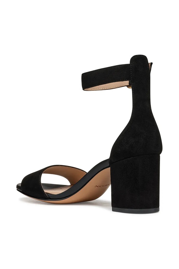 Sandali iz semiša Geox D VIRNILISA 65 S črna D55YZA.00021.C9999