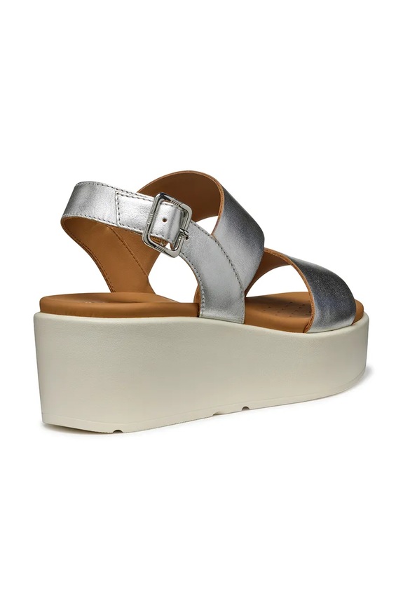 Παπούτσια Δερμάτινα σανδάλια Geox D XAND 2.2S D45M1A.000CF.C1007 ασημί