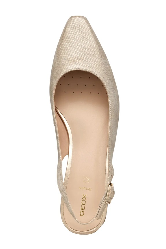 Δερμάτινες γόβες Geox D GISELDA D45VCC.000MA.C2012 χρυσαφί