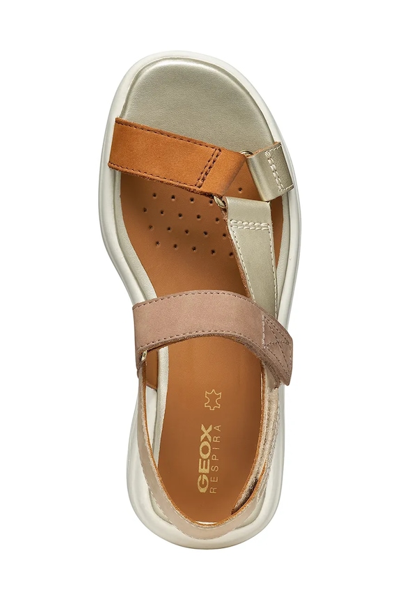 Geox sandały skórzane D SPHERICA EC5W D25ADA.032CF.C5258 beżowy