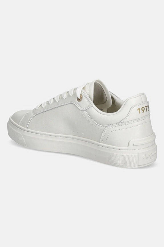 Boty Kožené sneakers boty Pepe Jeans CAMDEN EDITION W PLS00041 béžová