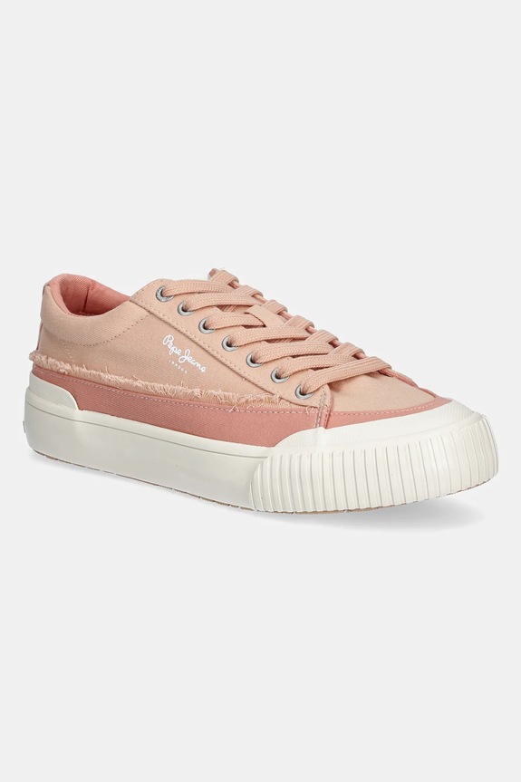 Tenisky Pepe Jeans BEN FRESH W Planet friendly oranžová PLS31589