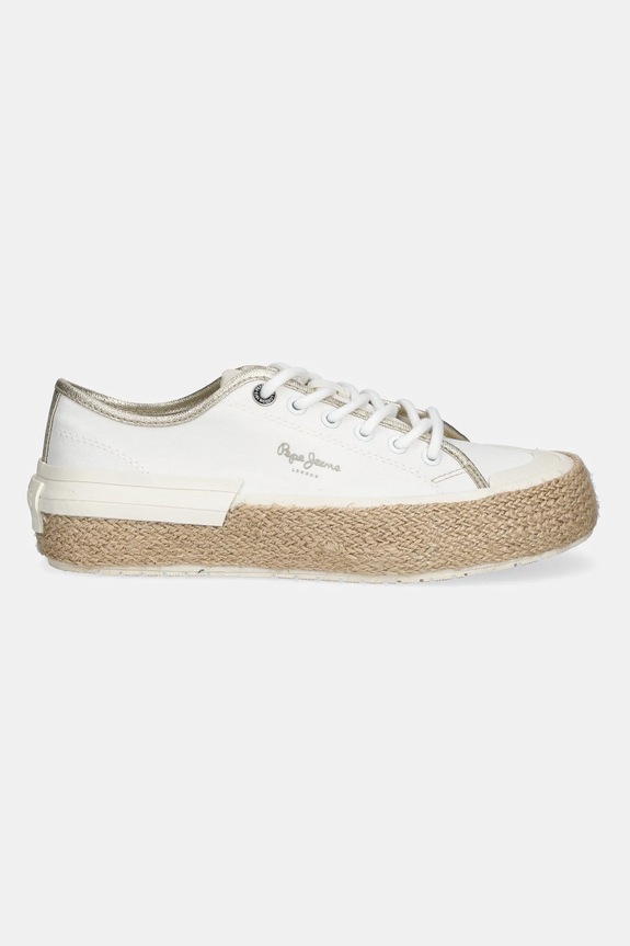 Tenisky Pepe Jeans SAMOI MIX PLS31595 biela SS25