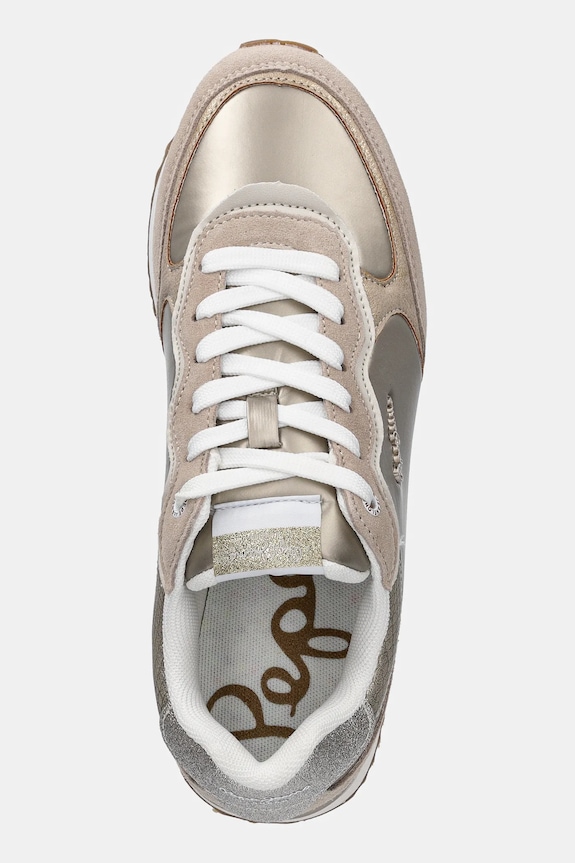 Pepe Jeans sneakers RUSPER SHINE bej PLS60033