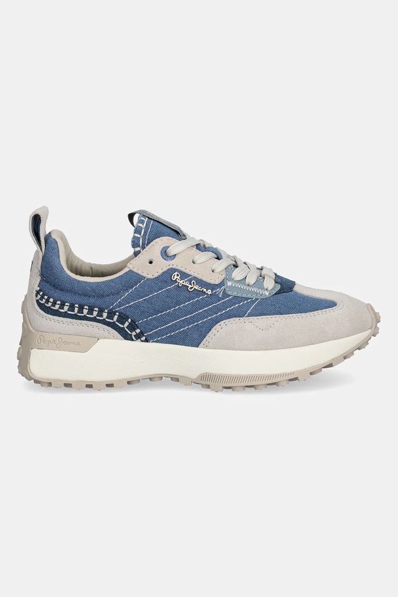 Sneakers Pepe Jeans LUCKY DENIM PLS60046 μπλε SS25