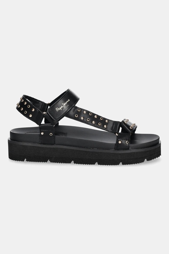 Pepe Jeans sandały POLA METAL PLS90678 czarny SS25