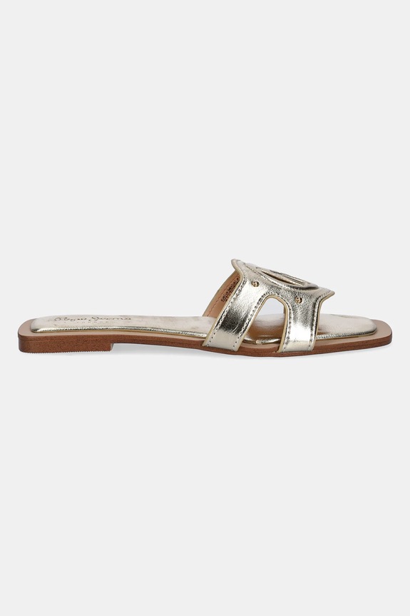 Natikači Pepe Jeans FRIDA LOG PLS90695 zlata SS25