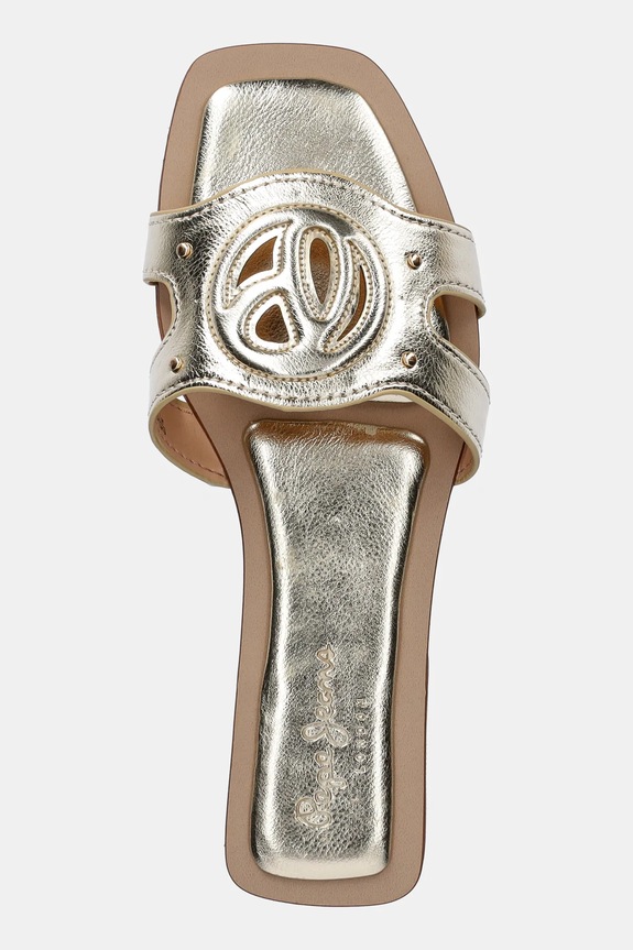 Natikači Pepe Jeans FRIDA LOG zlata PLS90695