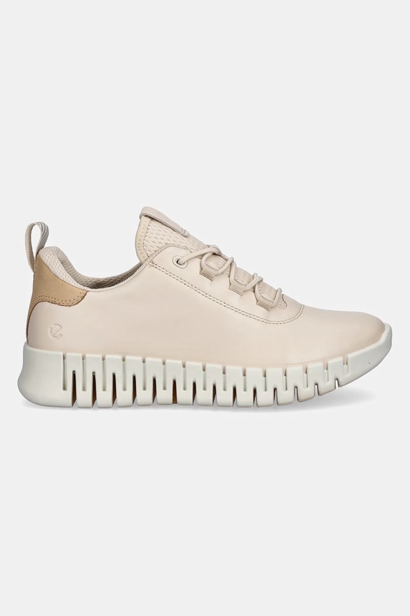 Ecco bőr sportcipő Gruuv Sneaker Lea 218203.60720 bézs SS26