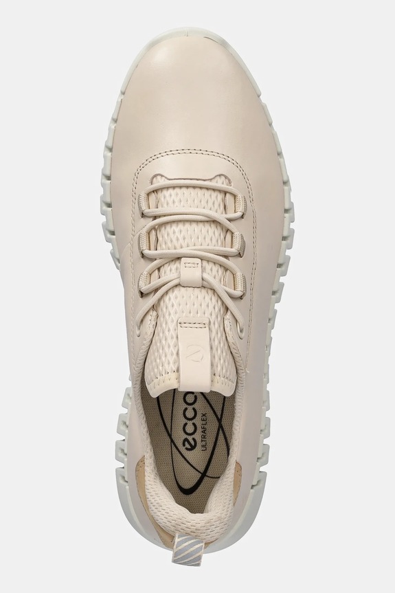 Ecco bőr sportcipő Gruuv Sneaker Lea bézs 218203.60720
