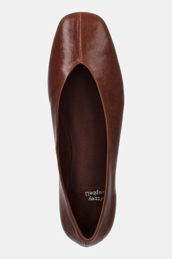 Jeffrey Campbell ballerine in pelle Fathom marrone JC.1528.1.7