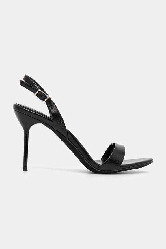 Jeffrey Campbell bőr szandál Go-Getter JC.1481.1.12 fekete ZS25