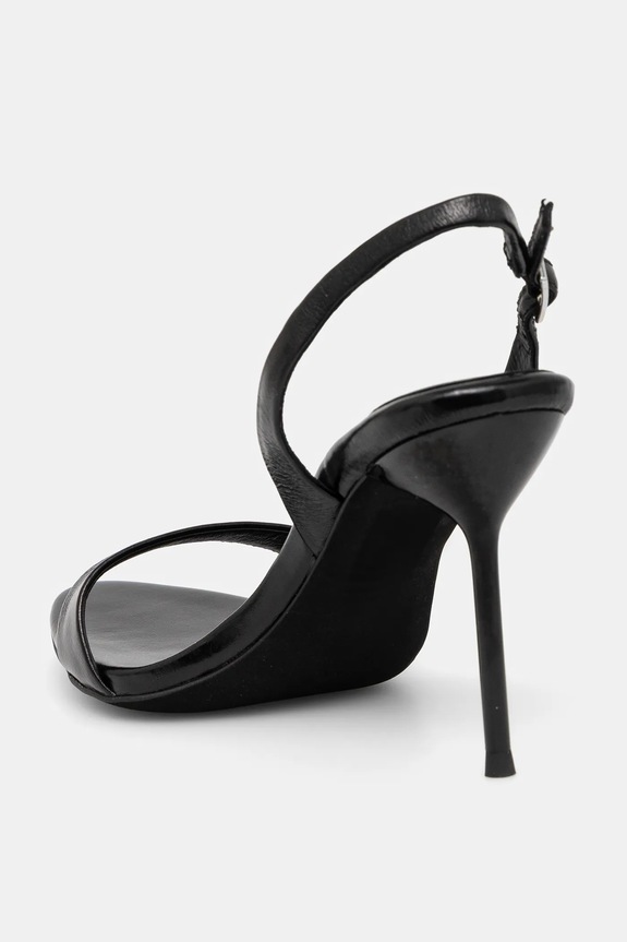 Cipők Jeffrey Campbell bőr szandál Go-Getter JC.1481.1.12 fekete