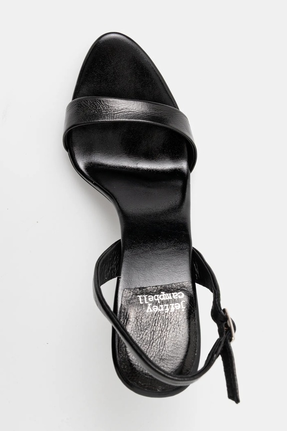 Jeffrey Campbell bőr szandál Go-Getter fekete JC.1481.1.12