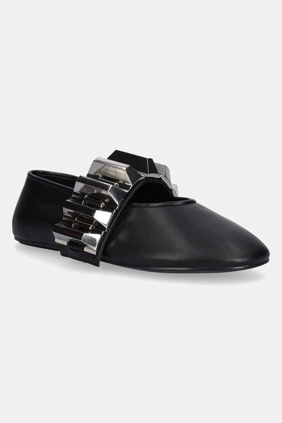 Jeffrey Campbell baleriny Rigid czarny JC.1555.3.3