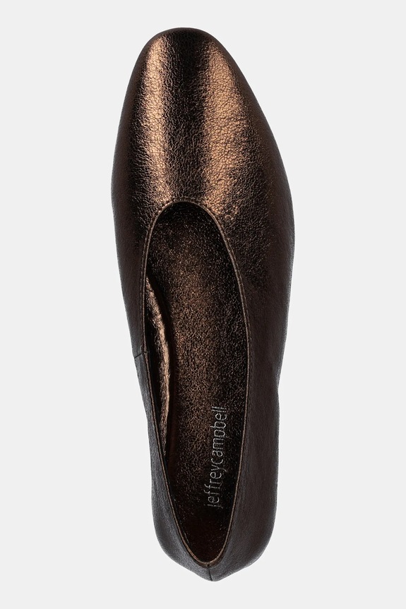 Кожаные балетки Jeffrey Campbell Romp коричневый JC.1268.2.23