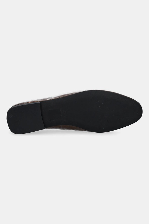 Кожаные балетки Jeffrey Campbell Romp JC.1268.2.23 коричневый