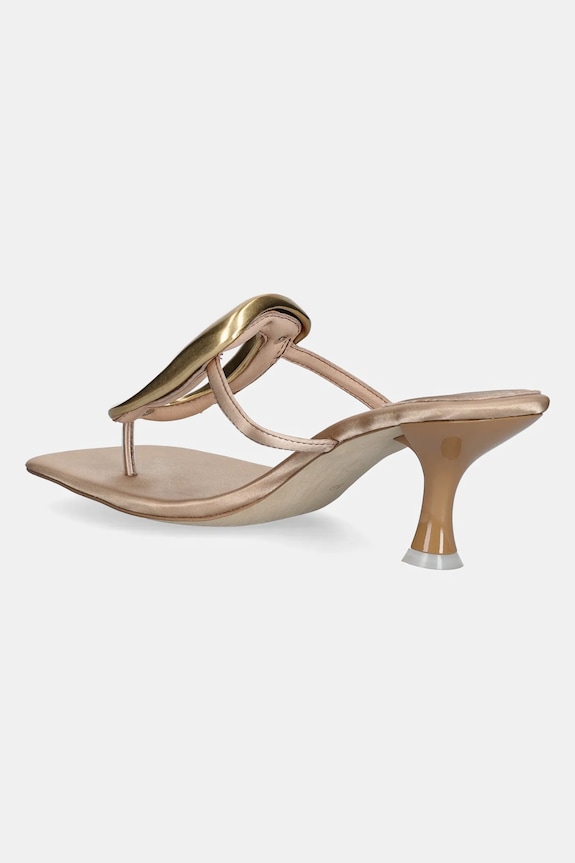 Scarpe Jeffrey Campbell ciabatte slide Linq-Up JC.1131.2.7 beige