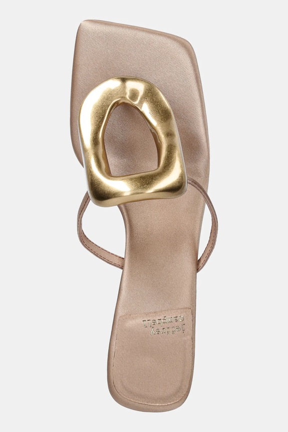 Jeffrey Campbell ciabatte slide Linq-Up beige JC.1131.2.7