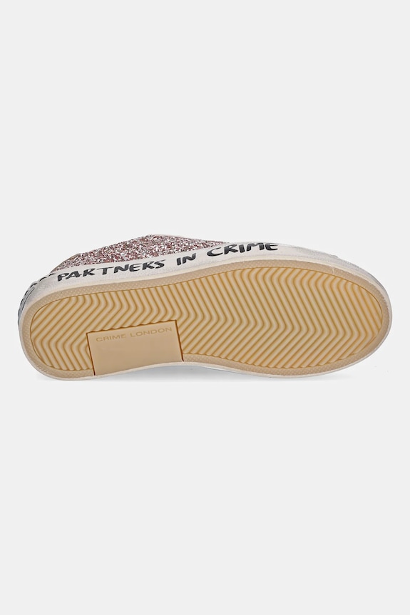 Crime London sneakersy skórzane DISTRESSED 20008PP7 beżowy