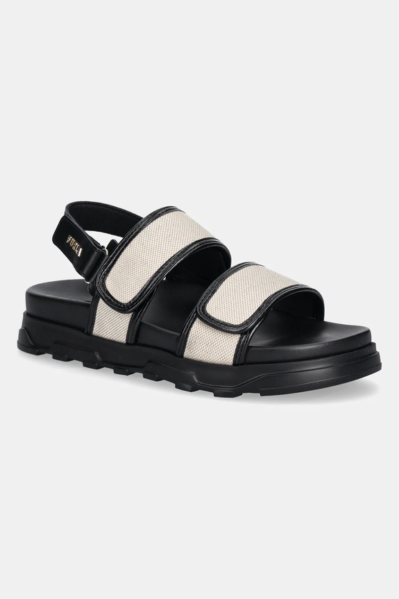 Furla sandały Sporty Chic Sandal tekstylny czarny YJ53SPC.BX3900.EC000
