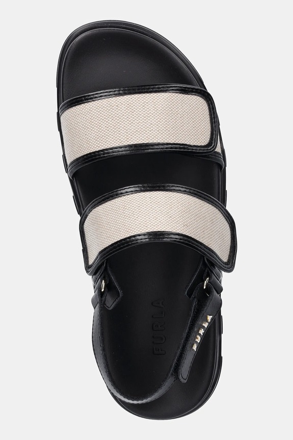 Furla sandały Sporty Chic Sandal czarny YJ53SPC.BX3900.EC000
