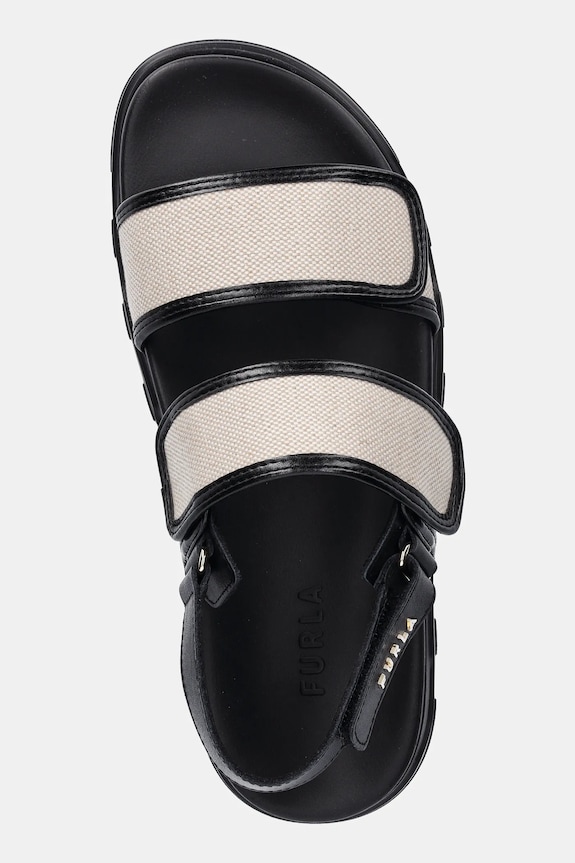 Furla sandały Sporty Chic Sandal czarny YJ53SPC.BX3900.EC000