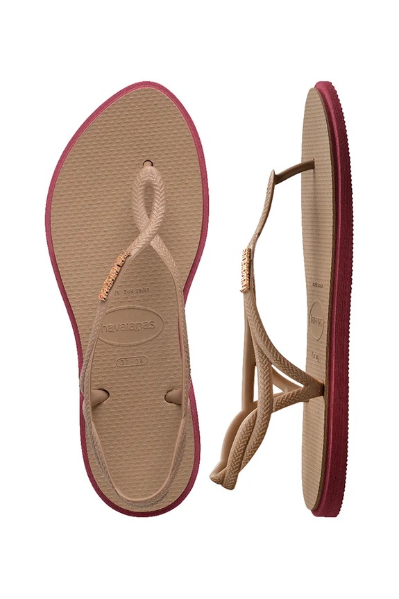 Havaianas sandały LUNA POINT 4149921.3581 brązowy