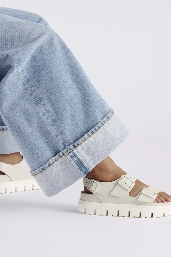 Birkenstock sandali in pelle Milano Chunky Exq Birkenstock x Papillio 1029074