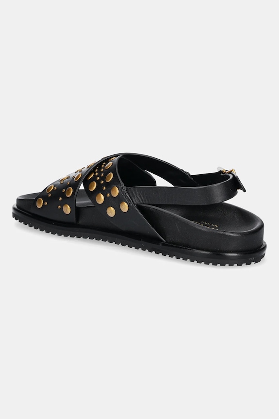 Scarpe Twinset sandali in pelle 251TGT070.00006 nero