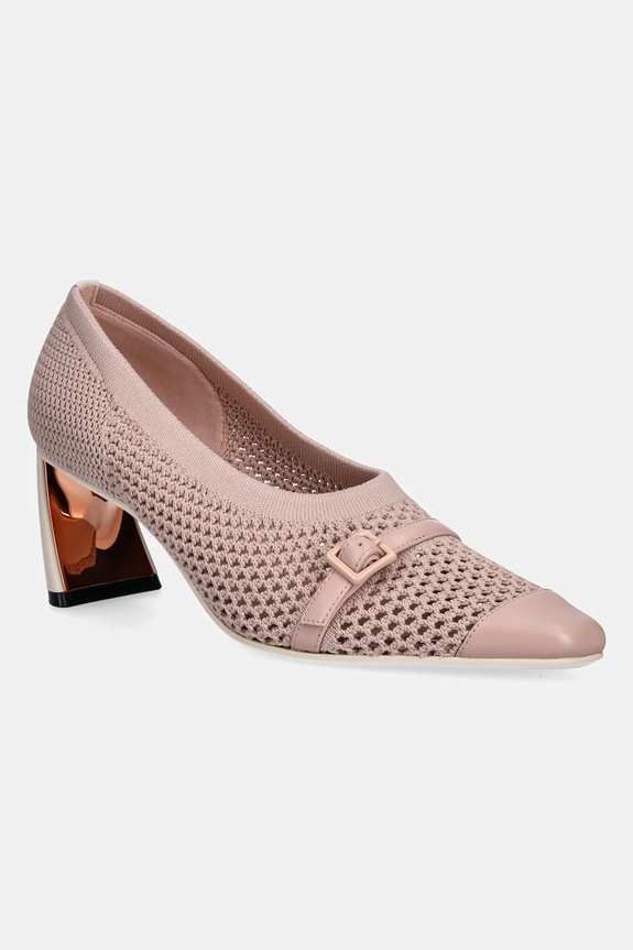 United Nude decolletè Zuma Pump Mid block heel rosa 10927861129