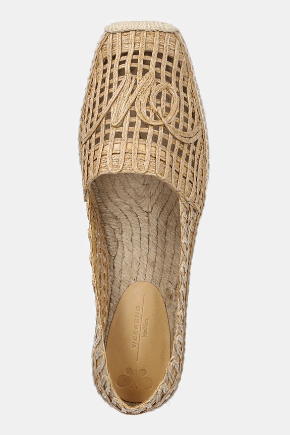 Espadrile Weekend Max Mara ILMES bež 2515521135600.COLONIAL