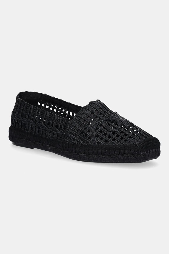 Espadrilky Weekend Max Mara ILMES textilný čierna 2515521135600.BLACK