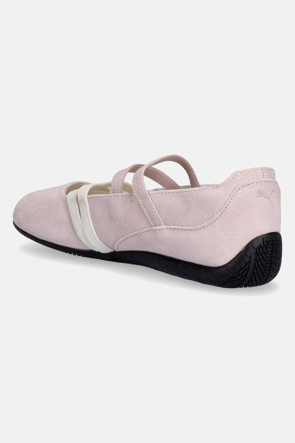 Obuwie Puma baleriny zamszowe Speedcat Ballet 401287 różowy