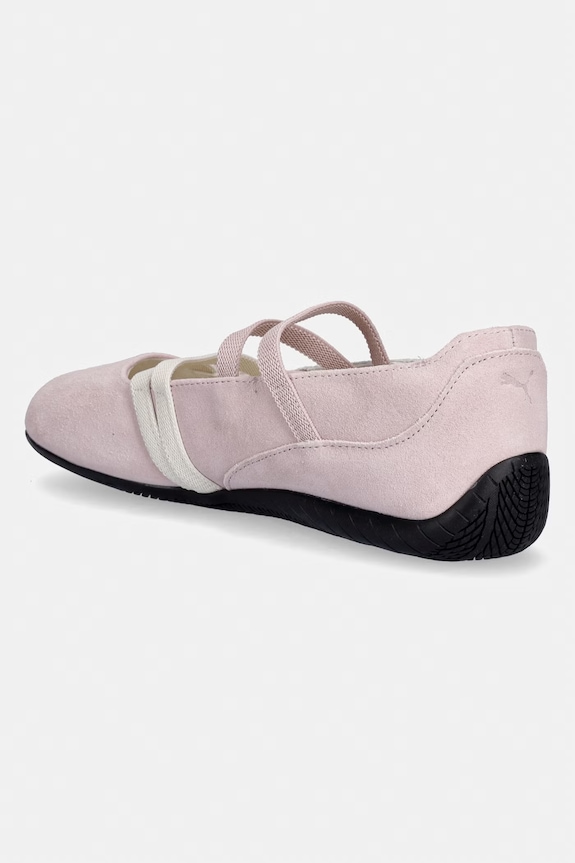 Obuwie Puma baleriny zamszowe Speedcat Ballet 401287 różowy