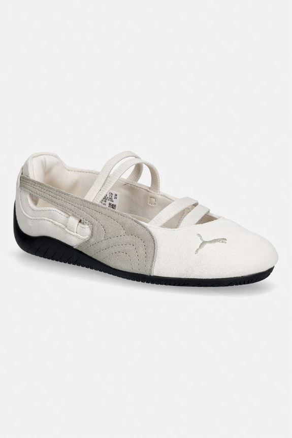 Puma baleriny zamszowe Speedcat Ballet beżowy 401287