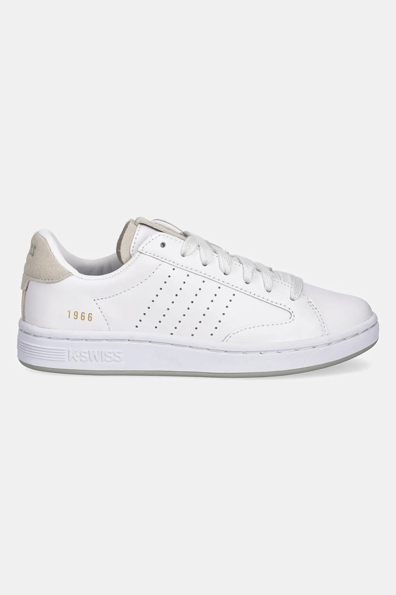 Usnjene superge K-Swiss LOZAN KLUB LTH 97263.907.M bela SS25