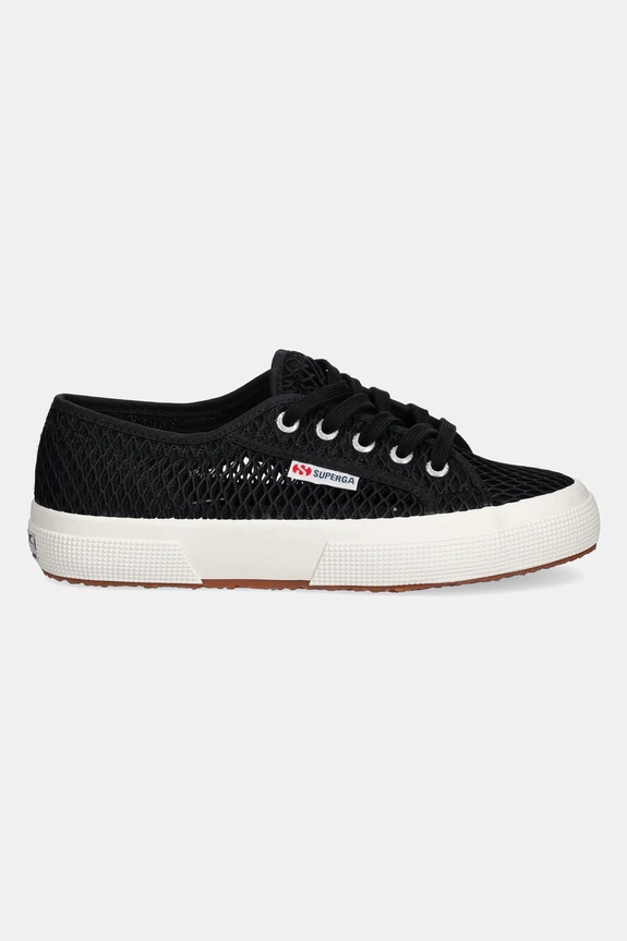 Πάνινα παπούτσια Superga MESH S2135GW.005 μαύρο SS25