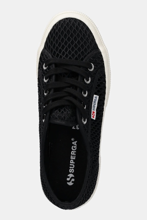 Πάνινα παπούτσια Superga MESH μαύρο S2135GW.005